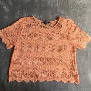 Pink Lace Top